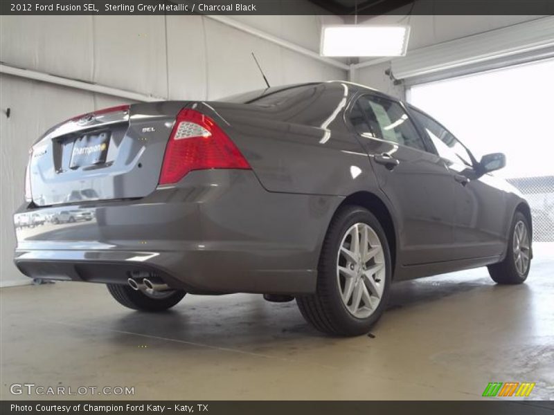 Sterling Grey Metallic / Charcoal Black 2012 Ford Fusion SEL