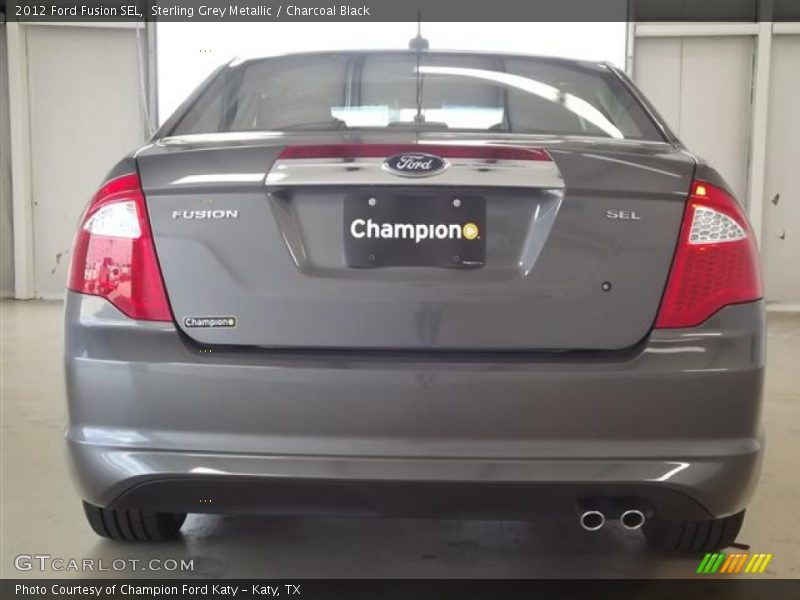 Sterling Grey Metallic / Charcoal Black 2012 Ford Fusion SEL