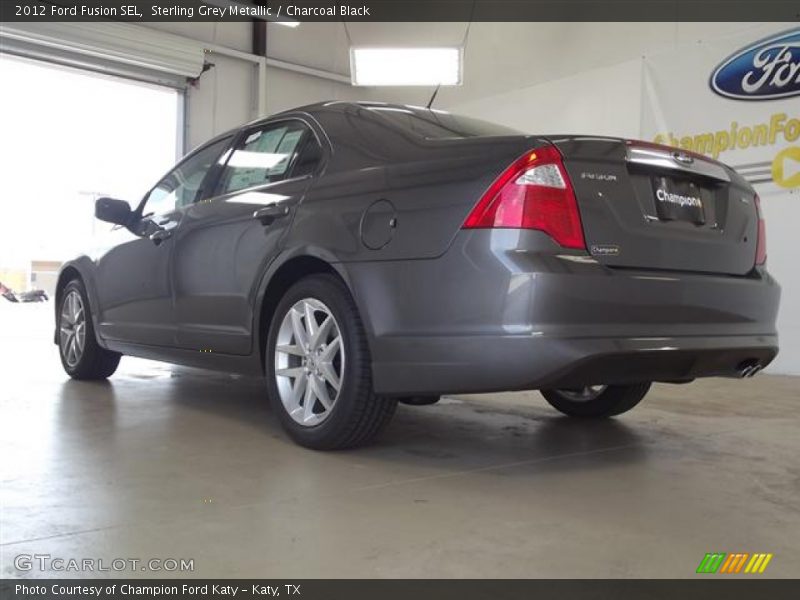 Sterling Grey Metallic / Charcoal Black 2012 Ford Fusion SEL