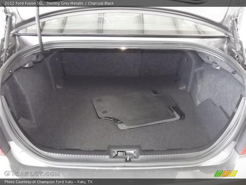 Sterling Grey Metallic / Charcoal Black 2012 Ford Fusion SEL