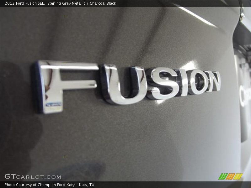 Sterling Grey Metallic / Charcoal Black 2012 Ford Fusion SEL