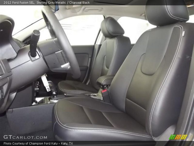 Sterling Grey Metallic / Charcoal Black 2012 Ford Fusion SEL