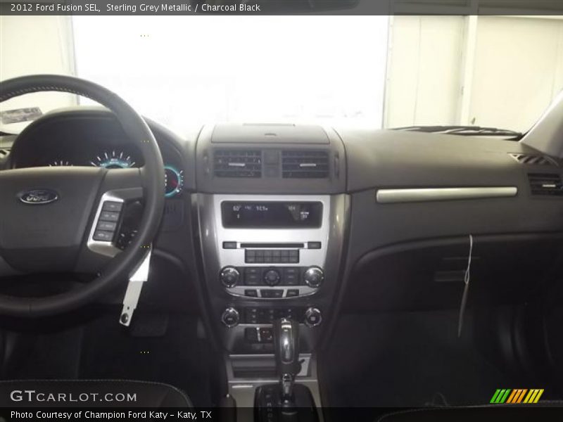 Sterling Grey Metallic / Charcoal Black 2012 Ford Fusion SEL