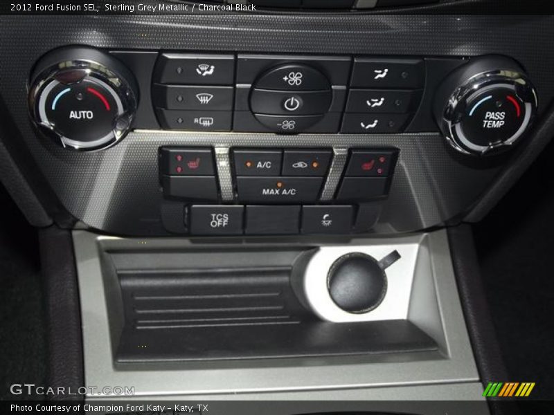 Sterling Grey Metallic / Charcoal Black 2012 Ford Fusion SEL