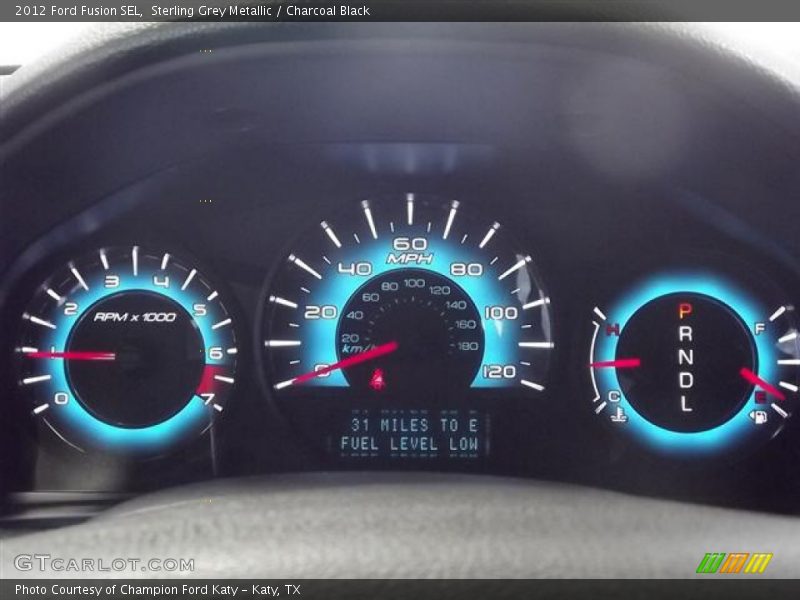 Sterling Grey Metallic / Charcoal Black 2012 Ford Fusion SEL
