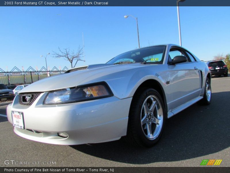 Silver Metallic / Dark Charcoal 2003 Ford Mustang GT Coupe