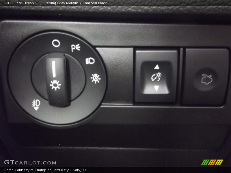 Sterling Grey Metallic / Charcoal Black 2012 Ford Fusion SEL