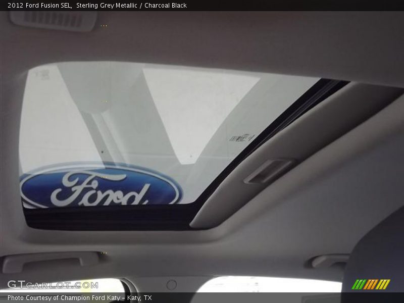 Sterling Grey Metallic / Charcoal Black 2012 Ford Fusion SEL