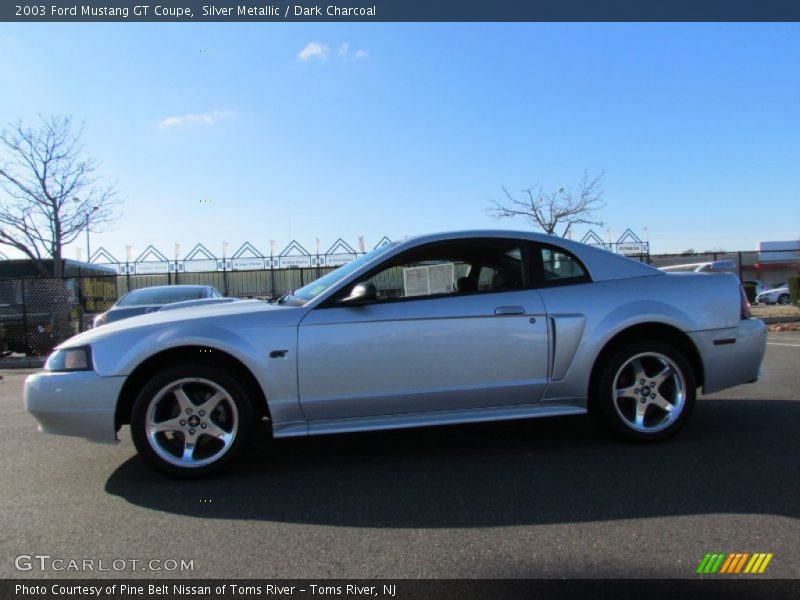 Silver Metallic / Dark Charcoal 2003 Ford Mustang GT Coupe