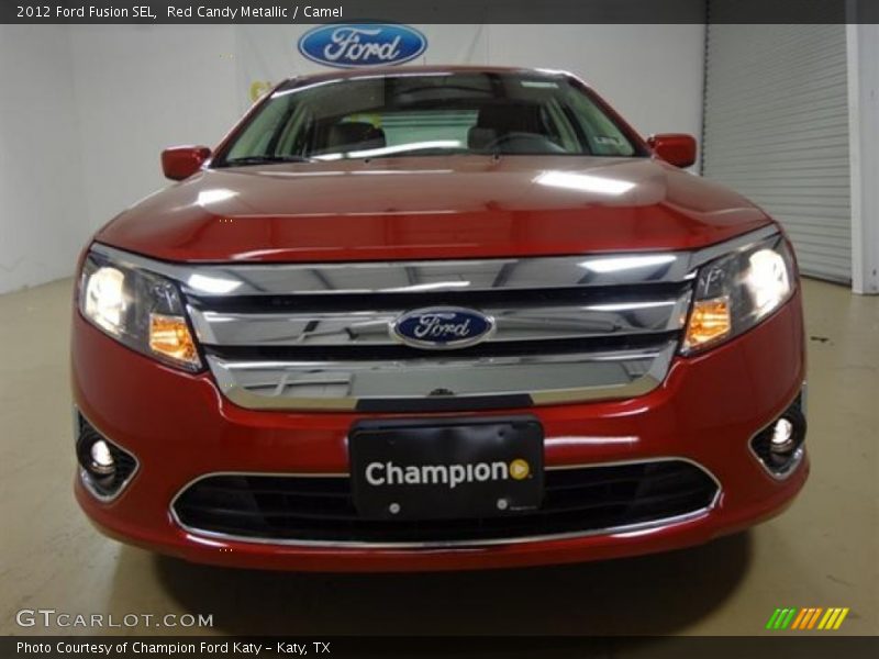 Red Candy Metallic / Camel 2012 Ford Fusion SEL