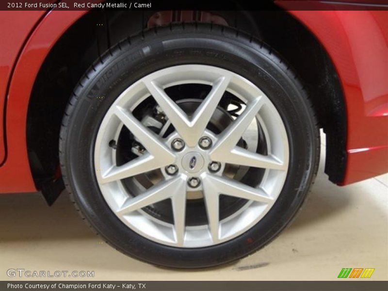 Red Candy Metallic / Camel 2012 Ford Fusion SEL