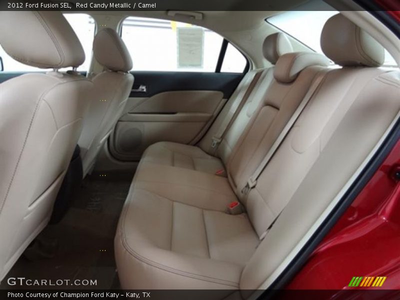 Red Candy Metallic / Camel 2012 Ford Fusion SEL