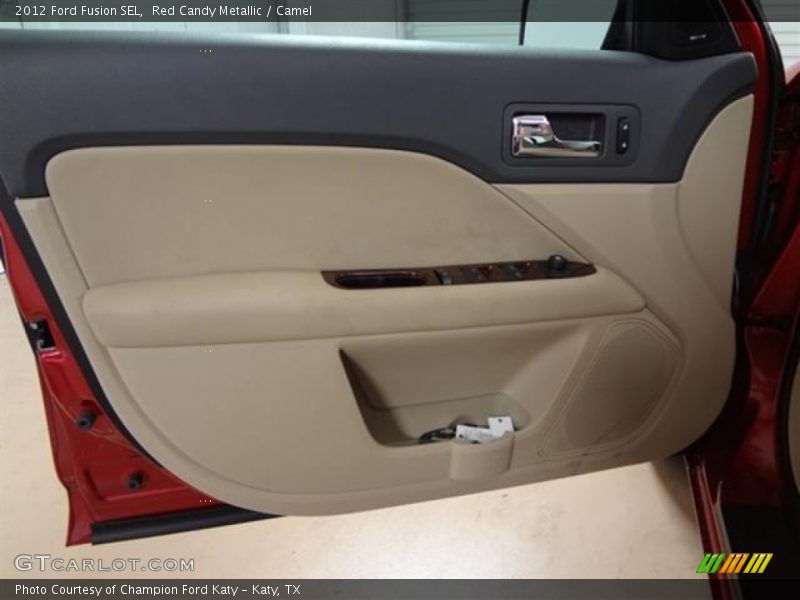 Red Candy Metallic / Camel 2012 Ford Fusion SEL