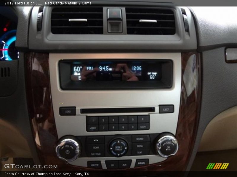Red Candy Metallic / Camel 2012 Ford Fusion SEL
