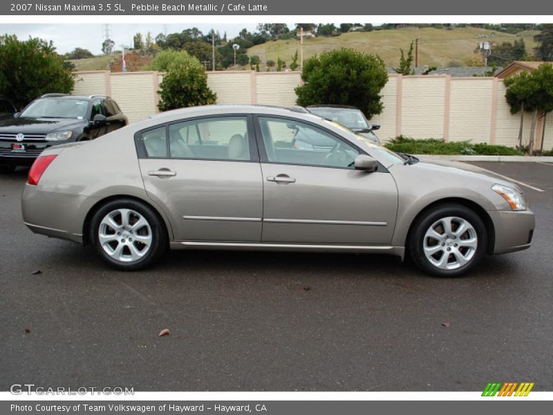 Pebble Beach Metallic / Cafe Latte 2007 Nissan Maxima 3.5 SL