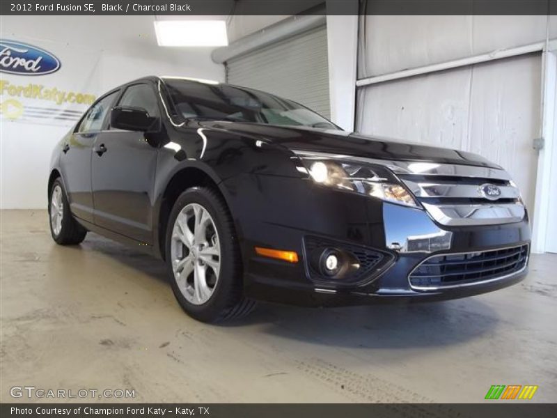 Black / Charcoal Black 2012 Ford Fusion SE