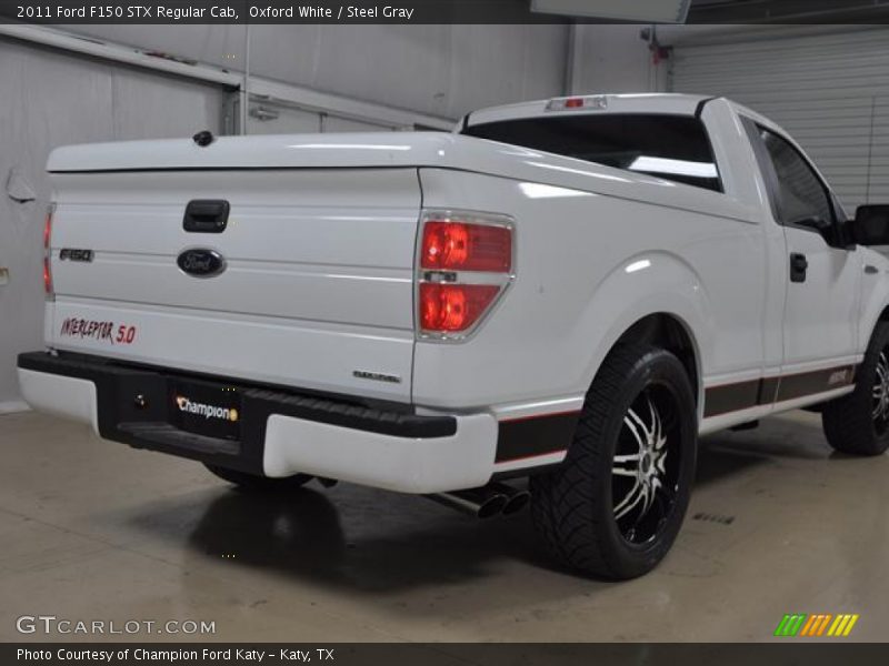 Oxford White / Steel Gray 2011 Ford F150 STX Regular Cab