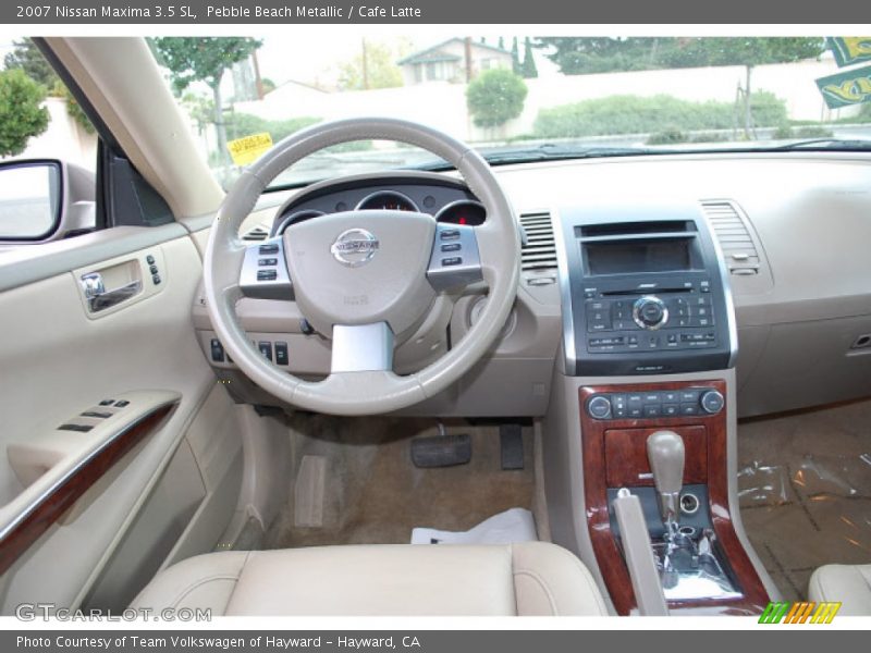 Pebble Beach Metallic / Cafe Latte 2007 Nissan Maxima 3.5 SL