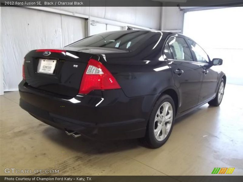 Black / Charcoal Black 2012 Ford Fusion SE