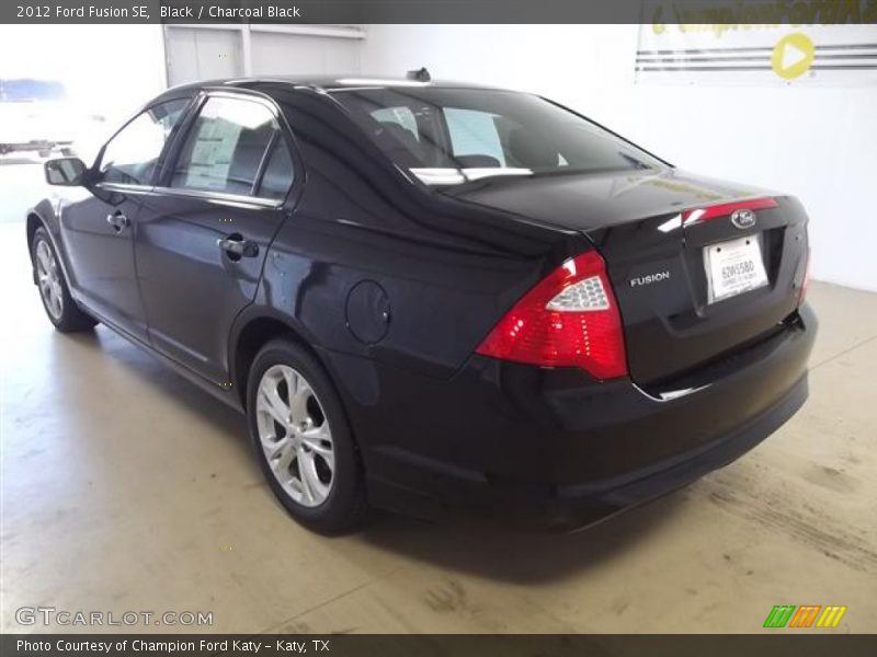 Black / Charcoal Black 2012 Ford Fusion SE
