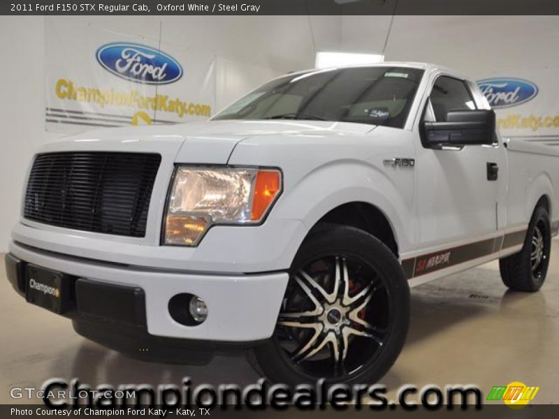 Oxford White / Steel Gray 2011 Ford F150 STX Regular Cab