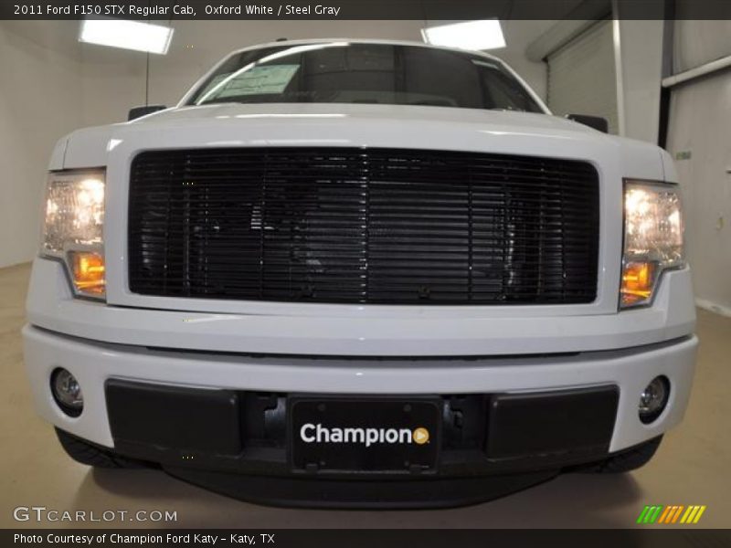 Oxford White / Steel Gray 2011 Ford F150 STX Regular Cab
