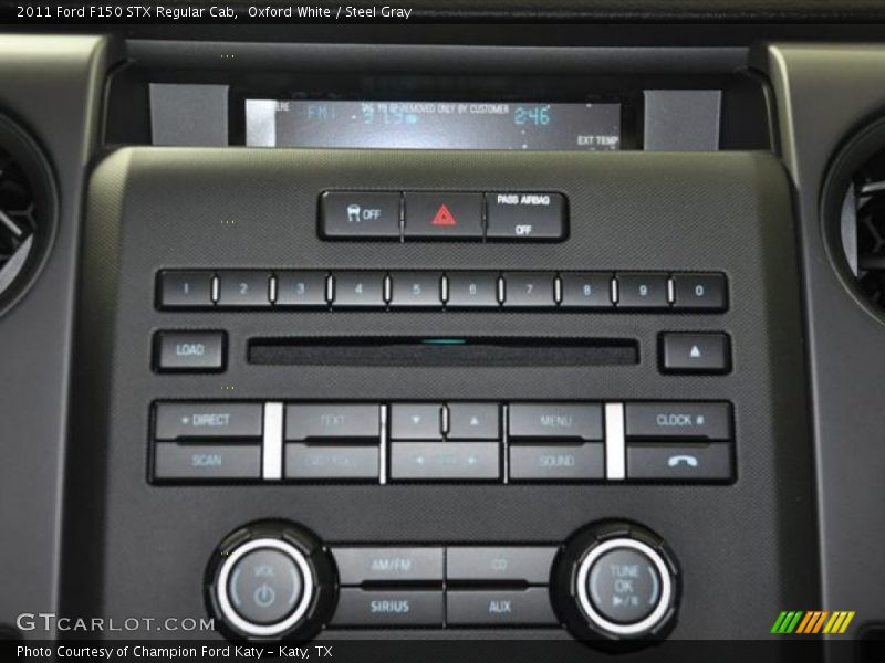 Controls of 2011 F150 STX Regular Cab