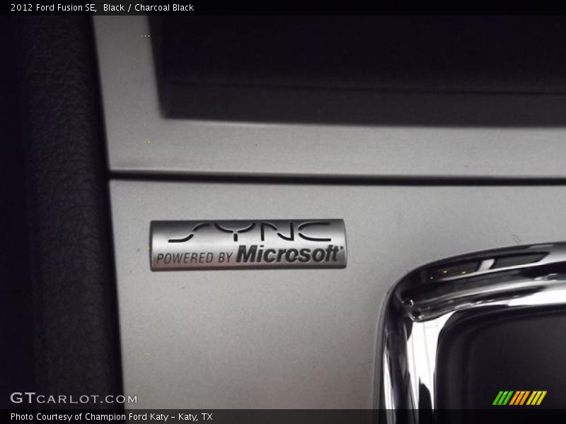 Black / Charcoal Black 2012 Ford Fusion SE