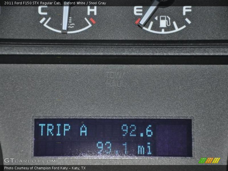 Oxford White / Steel Gray 2011 Ford F150 STX Regular Cab
