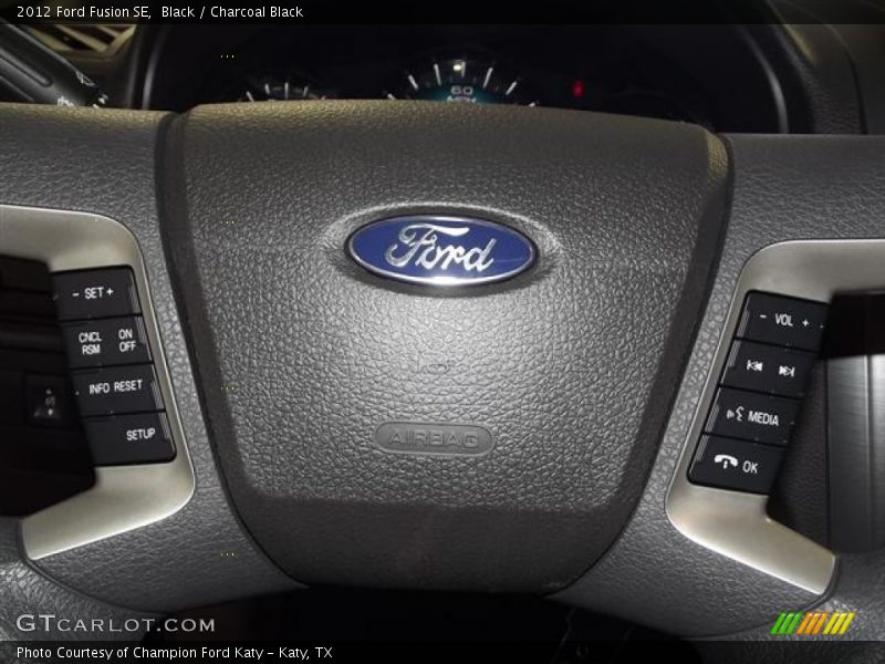 Black / Charcoal Black 2012 Ford Fusion SE