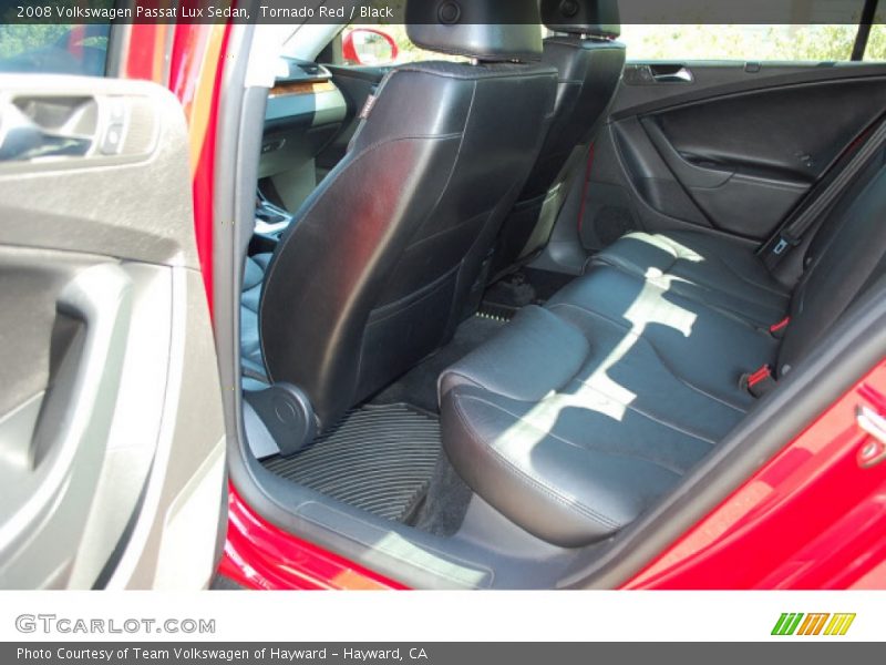 Tornado Red / Black 2008 Volkswagen Passat Lux Sedan