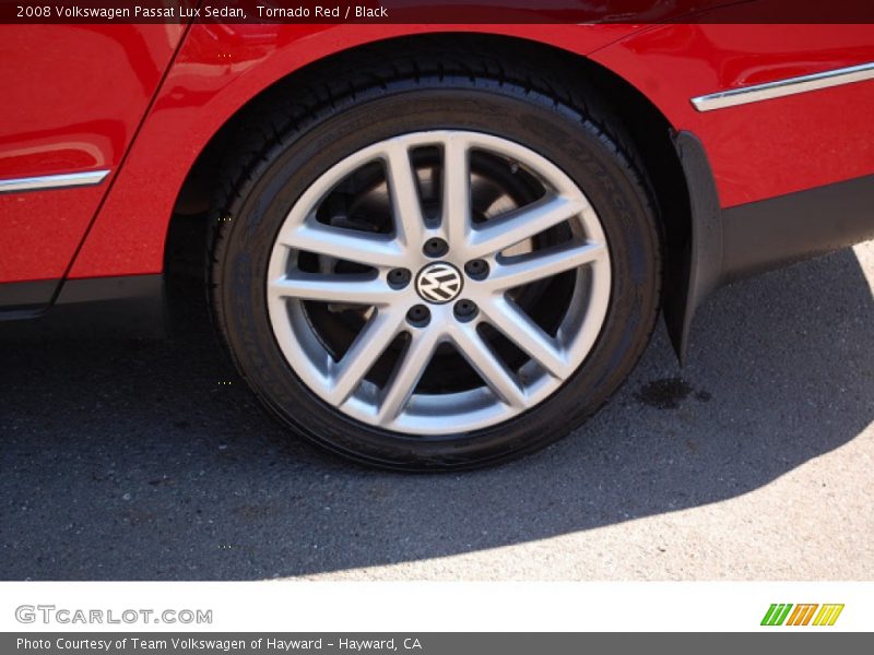 Tornado Red / Black 2008 Volkswagen Passat Lux Sedan