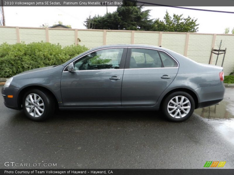 Platinum Grey Metallic / Titan Black 2010 Volkswagen Jetta SE Sedan
