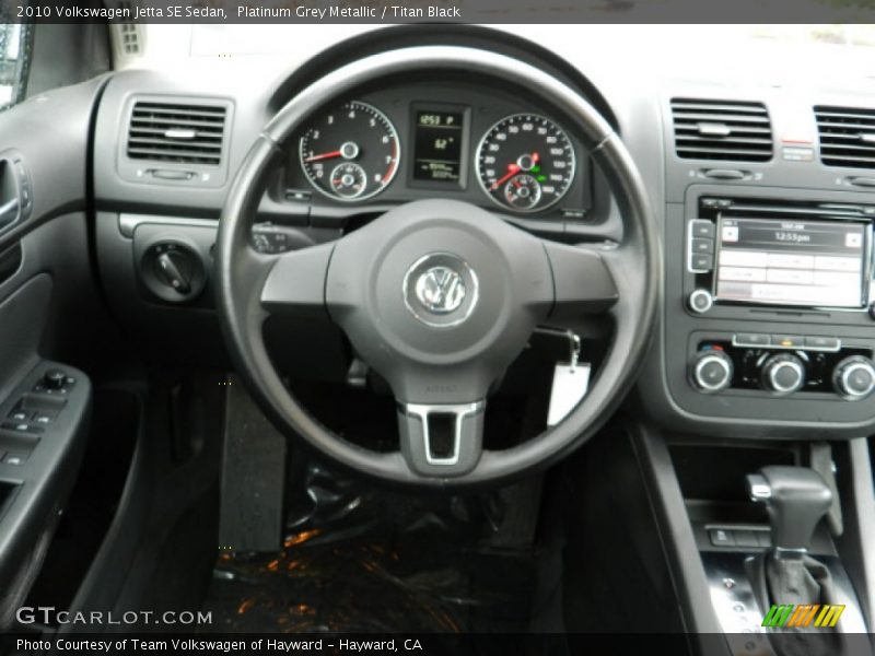 Platinum Grey Metallic / Titan Black 2010 Volkswagen Jetta SE Sedan