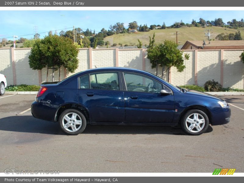 Deep Blue / Gray 2007 Saturn ION 2 Sedan