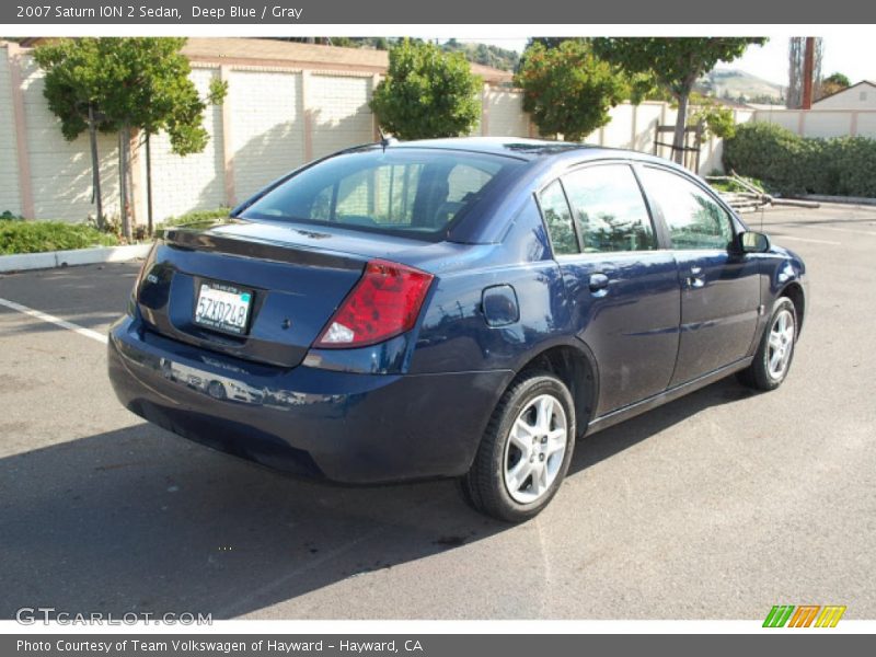 Deep Blue / Gray 2007 Saturn ION 2 Sedan
