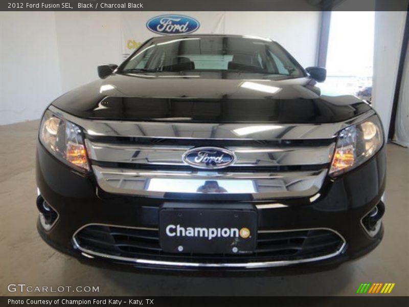 Black / Charcoal Black 2012 Ford Fusion SEL