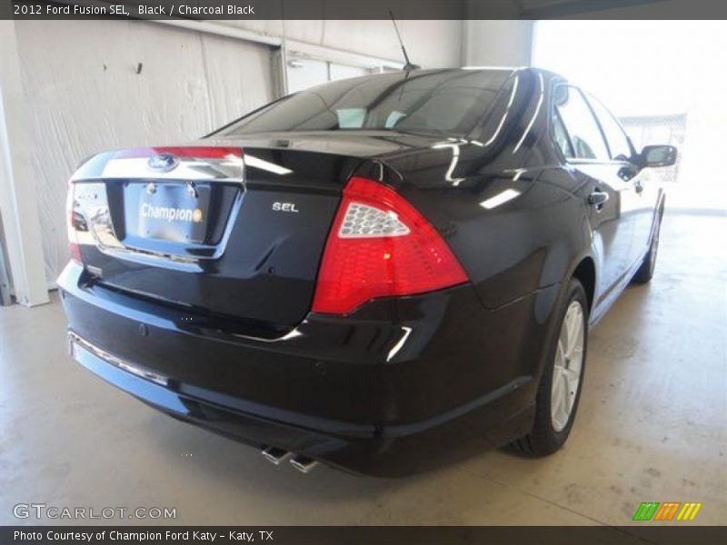 Black / Charcoal Black 2012 Ford Fusion SEL