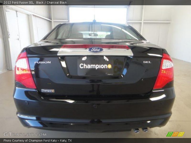 Black / Charcoal Black 2012 Ford Fusion SEL