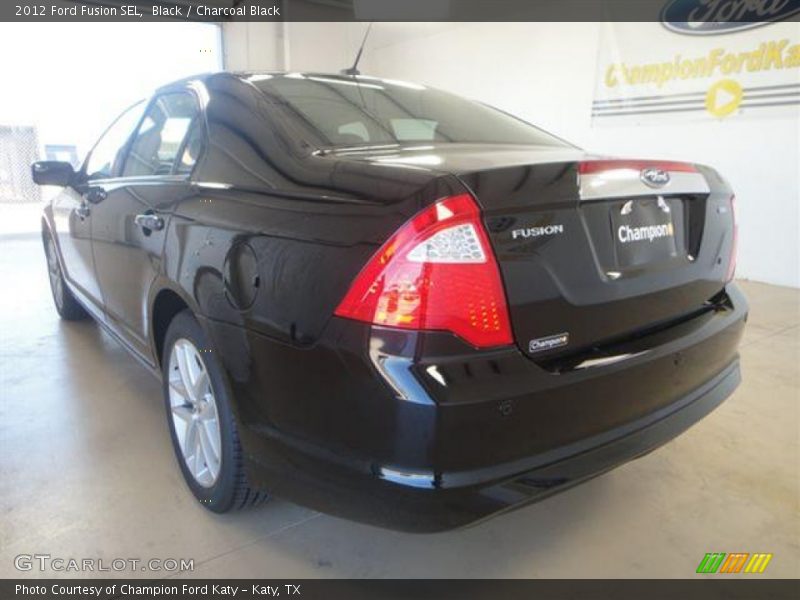 Black / Charcoal Black 2012 Ford Fusion SEL