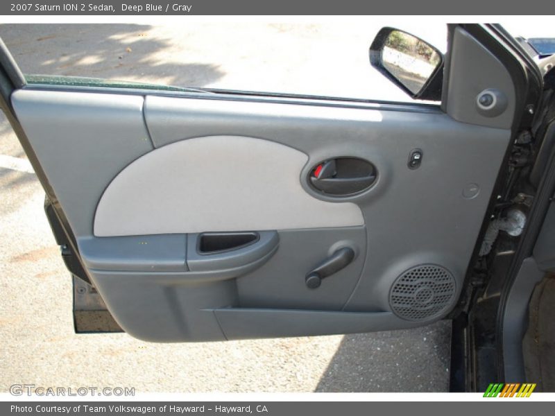 Deep Blue / Gray 2007 Saturn ION 2 Sedan