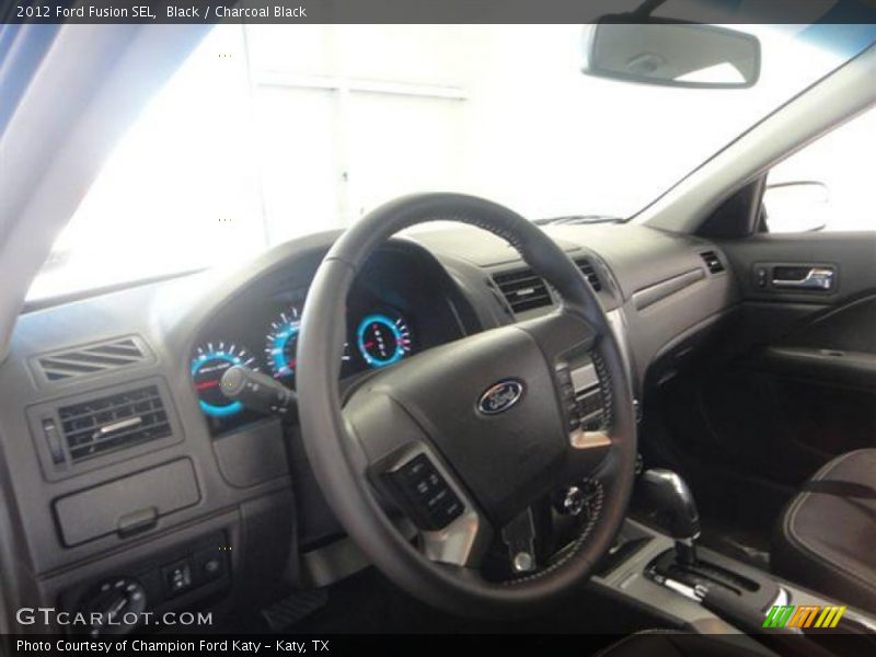 Black / Charcoal Black 2012 Ford Fusion SEL