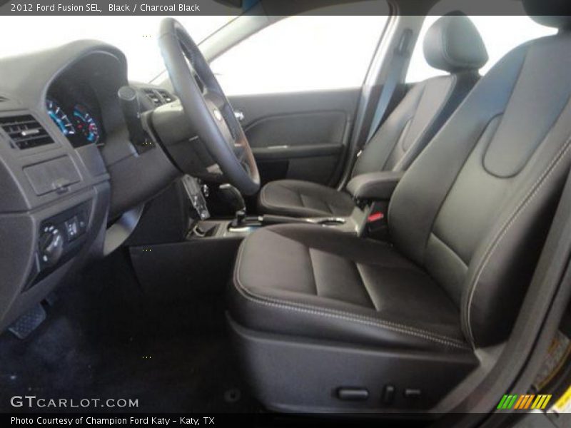 Black / Charcoal Black 2012 Ford Fusion SEL