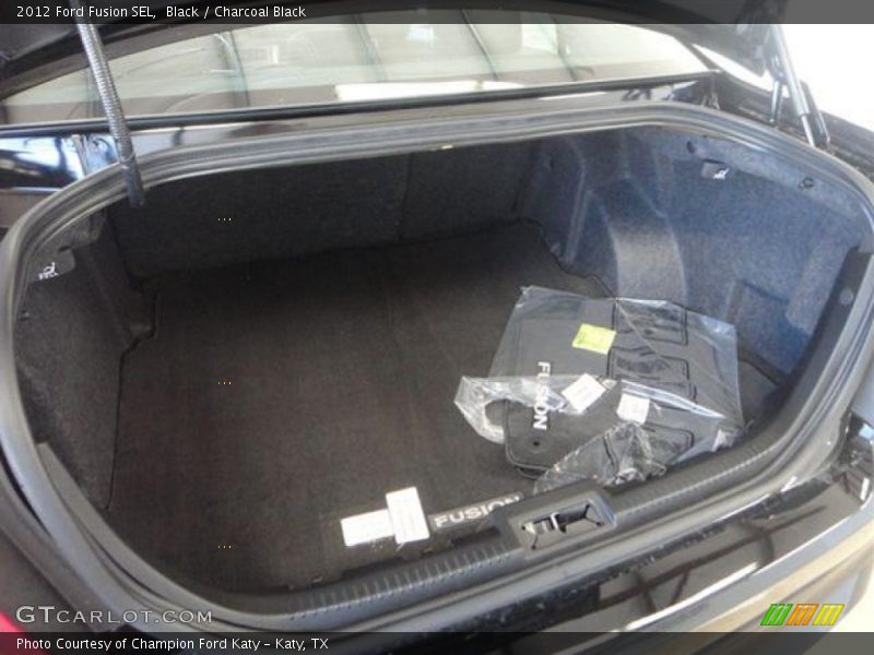 Black / Charcoal Black 2012 Ford Fusion SEL