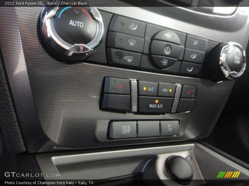Black / Charcoal Black 2012 Ford Fusion SEL