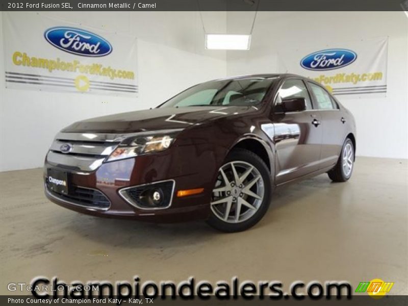 Cinnamon Metallic / Camel 2012 Ford Fusion SEL