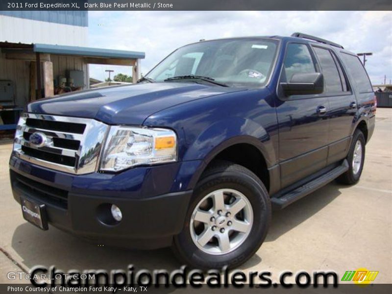 Dark Blue Pearl Metallic / Stone 2011 Ford Expedition XL
