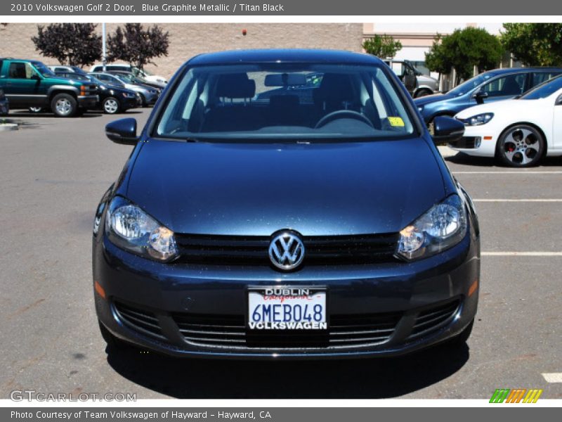Blue Graphite Metallic / Titan Black 2010 Volkswagen Golf 2 Door