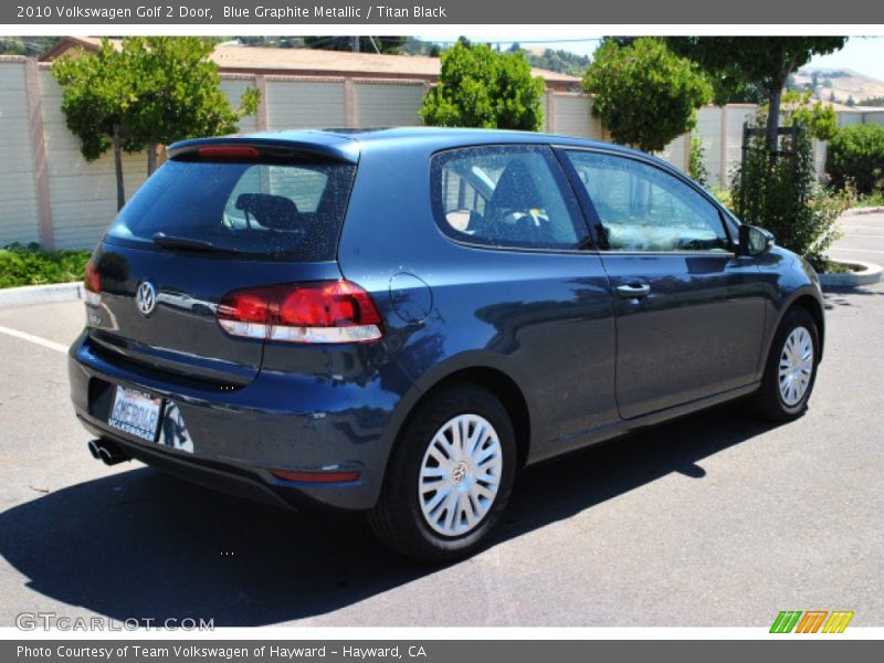 Blue Graphite Metallic / Titan Black 2010 Volkswagen Golf 2 Door