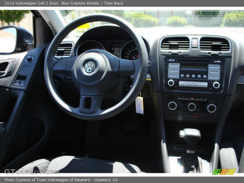 Blue Graphite Metallic / Titan Black 2010 Volkswagen Golf 2 Door